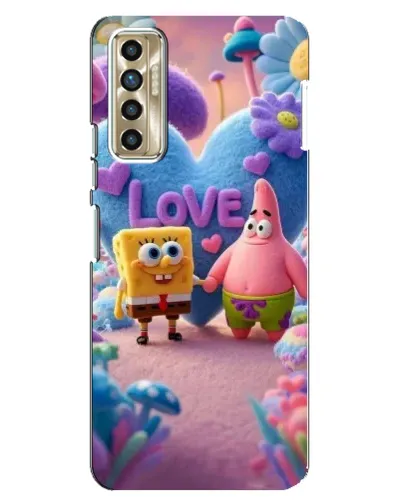 Чехол для TECNO Camon 17P (CG7n) с картинкой «Губка Боб Патрик»