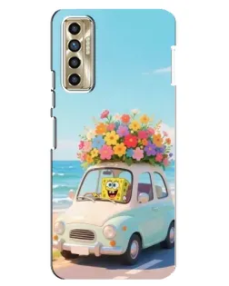 Чехол для TECNO Camon 17P (CG7n) с картинкой «Автомобильное путешествие»