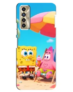 Чехол для TECNO Camon 17P (CG7n) с картинкой «Отдых на пляже»