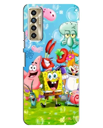 Чехол для TECNO Camon 17P (CG7n) с картинкой «Губка Боб и друзья» Чехол для TECNO Camon 17P (CG7n) с картинкой «Губка Боб и друзья»
