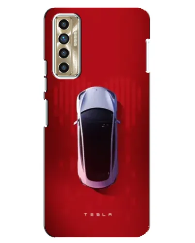 Чехол для TECNO Camon 17P (CG7n) с картинкой «Tesla Top View» Чехол для TECNO Camon 17P (CG7n) с картинкой «Tesla Top View»