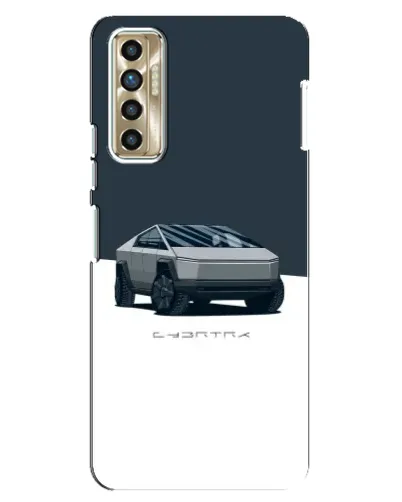 Чехол для TECNO Camon 17P (CG7n) с картинкой «Серебристый Cybertruck Tesla» Чехол для TECNO Camon 17P (CG7n) с картинкой «Серебристый Cybertruck Tesla»