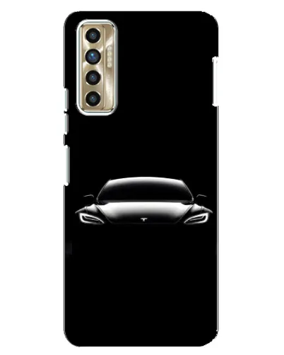 Чехол для TECNO Camon 17P (CG7n) с картинкой «Фары Tesla Night» Чехол для TECNO Camon 17P (CG7n) с картинкой «Фары Tesla Night»