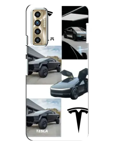 Чехол для TECNO Camon 17P (CG7n) с картинкой «Коллаж Cybertruck Tesla» Чехол для TECNO Camon 17P (CG7n) с картинкой «Коллаж Cybertruck Tesla»