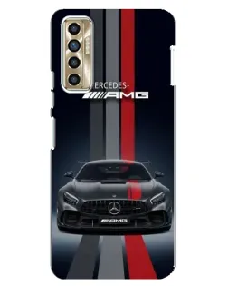 Чохол для TECNO Camon 17P (CG7n) з картинкою «Mercedes — білий карбон» Чохол для TECNO Camon 17P (CG7n) з картинкою «Mercedes — білий карбон»