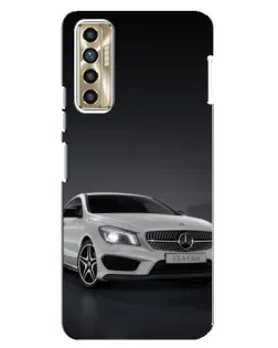 Чехол для TECNO Camon 17P (CG7n) с картинкой «Mercedes AMG GT Silver»