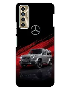Чехол для TECNO Camon 17P (CG7n) с картинкой «Mercedes G-Class красный»