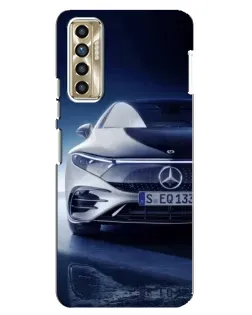 Чехол для TECNO Camon 17P (CG7n) с картинкой «Mercedes EQ — будущее»