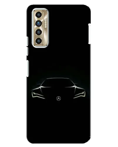 Чехол для TECNO Camon 17P (CG7n) с картинкой «Mercedes — силуэт авто» Чехол для TECNO Camon 17P (CG7n) с картинкой «Mercedes — силуэт авто»