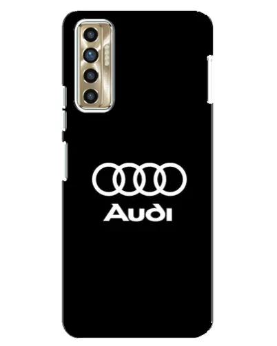Чехол для TECNO Camon 17P (CG7n) с картинкой «Классическое лого Audi»
