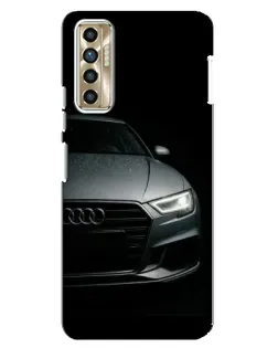 Чехол для TECNO Camon 17P (CG7n) с картинкой «Audi — детализация кузова» Чехол для TECNO Camon 17P (CG7n) с картинкой «Audi — детализация кузова»