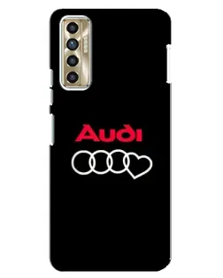 Чехол для TECNO Camon 17P (CG7n) с картинкой «Логотип Audi Heart» Чехол для TECNO Camon 17P (CG7n) с картинкой «Логотип Audi Heart»