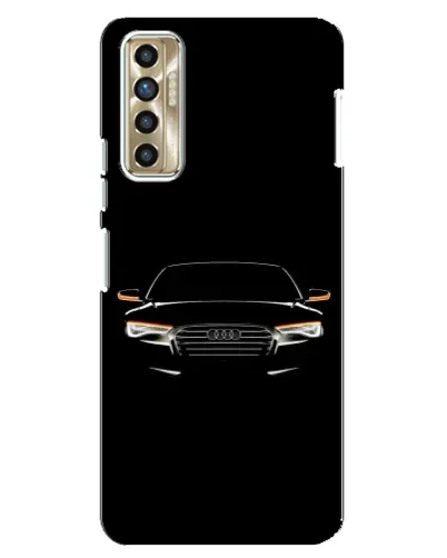 Чехол для TECNO Camon 17P (CG7n) с картинкой «Audi — ночной контур»