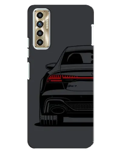 Чехол для TECNO Camon 17P (CG7n) с картинкой «Задняя часть Audi — арт»