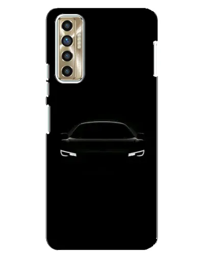 Чехол для TECNO Camon 17P (CG7n) с картинкой «Взгляд Audi в темноте»