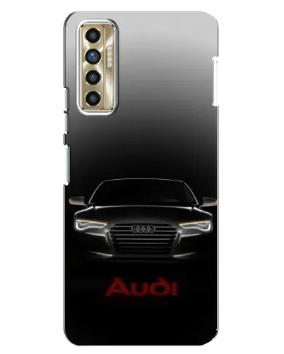 Чехол для TECNO Camon 17P (CG7n) с картинкой «Audi — градиентный контур»