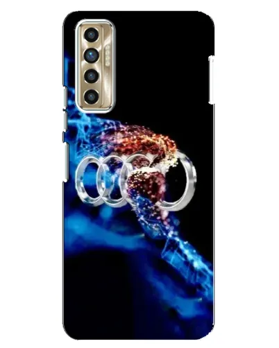 Чехол для TECNO Camon 17P (CG7n) с картинкой «Энергия лого Audi»