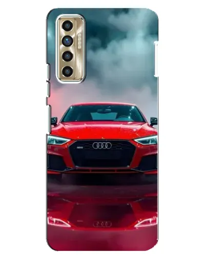 Чехол для TECNO Camon 17P (CG7n) с картинкой «Audi RS — красный стиль»