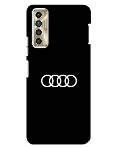 Чехол для TECNO Camon 17P (CG7n) с картинкой «Audi White Logo»