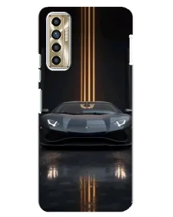 Чехол для TECNO Camon 17P (CG7n) с картинкой «Lamborghini золотые линии» Чехол для TECNO Camon 17P (CG7n) с картинкой «Lamborghini золотые линии»