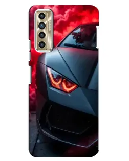 Чехол для TECNO Camon 17P (CG7n) с картинкой «Lamborghini красное сияние» Чехол для TECNO Camon 17P (CG7n) с картинкой «Lamborghini красное сияние»