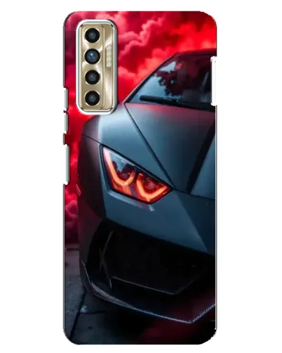Чехол для TECNO Camon 17P (CG7n) с картинкой «Lamborghini красное сияние» Чехол для TECNO Camon 17P (CG7n) с картинкой «Lamborghini красное сияние»