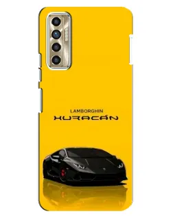 Чехол для TECNO Camon 17P (CG7n) с картинкой «Lamborghini Huracan черный» Чехол для TECNO Camon 17P (CG7n) с картинкой «Lamborghini Huracan черный»