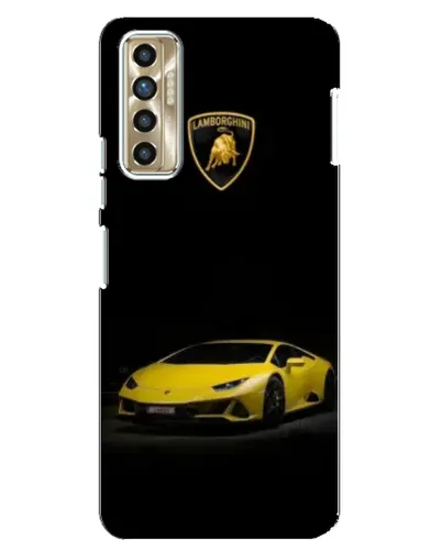 Чехол для TECNO Camon 17P (CG7n) с картинкой «Lamborghini желтый акцент» Чехол для TECNO Camon 17P (CG7n) с картинкой «Lamborghini желтый акцент»