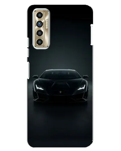 Чехол для TECNO Camon 17P (CG7n) с картинкой «Черный Lamborghini Aventador» Чехол для TECNO Camon 17P (CG7n) с картинкой «Черный Lamborghini Aventador»
