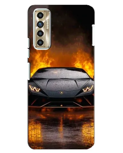 Чехол для TECNO Camon 17P (CG7n) с картинкой «Lamborghini в огне» Чехол для TECNO Camon 17P (CG7n) с картинкой «Lamborghini в огне»