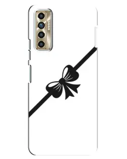 Чехол для TECNO Camon 17P (CG7n) с картинкой «Диагональный бант» Чехол для TECNO Camon 17P (CG7n) с картинкой «Диагональный бант»