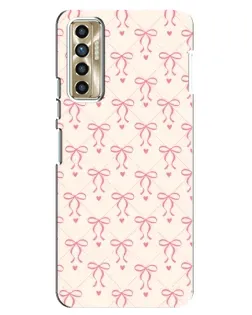 Чехол для TECNO Camon 17P (CG7n) с картинкой «Розовые бантики Coquette» Чехол для TECNO Camon 17P (CG7n) с картинкой «Розовые бантики Coquette»