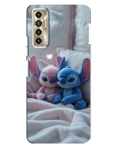 Чохол для TECNO Camon 17P (CG7n) з картинкою «Плюшеві Стіч Ангел» Чохол для TECNO Camon 17P (CG7n) з картинкою «Плюшеві Стіч Ангел»