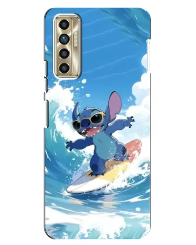 Чохол для TECNO Camon 17P (CG7n) з картинкою «Стіч на хвилі» Чохол для TECNO Camon 17P (CG7n) з картинкою «Стіч на хвилі»
