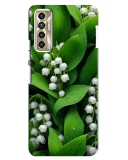 Чехол для TECNO Camon 17P (CG7n) с картинкой «Ландыши в зелени»