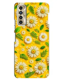 Чехол для TECNO Camon 17P (CG7n) с картинкой «Ромашковое солнце»