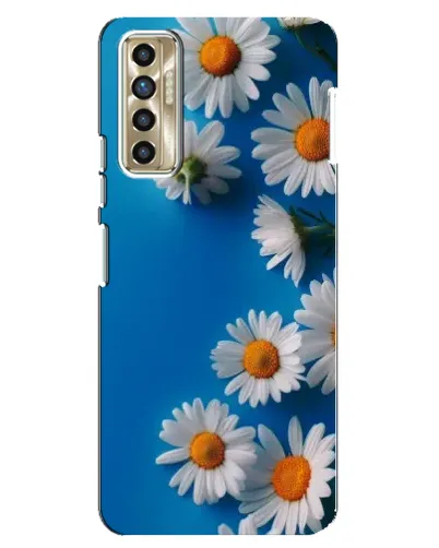Чехол для TECNO Camon 17P (CG7n) с картинкой «Белоснежные маргаритки»