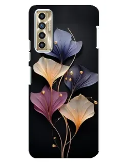 Чехол для TECNO Camon 17P (CG7n) с картинкой «Лиловые цветы грации»
