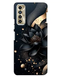 Чехол для TECNO Camon 17P (CG7n) с картинкой «Черный лотос»