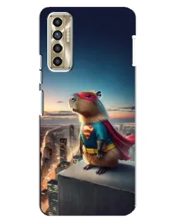 Чехол для TECNO Camon 17P (CG7n) с картинкой «Капи-мен супергерой» Чехол для TECNO Camon 17P (CG7n) с картинкой «Капи-мен супергерой»