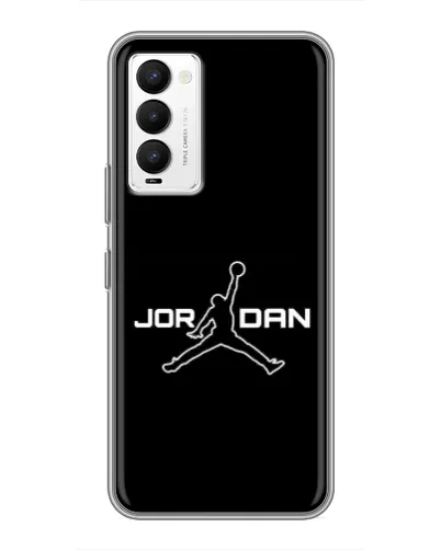 Чохол для TECNO Camon 18 / Camon 18P з картинкою «Nike Pink Swirl»