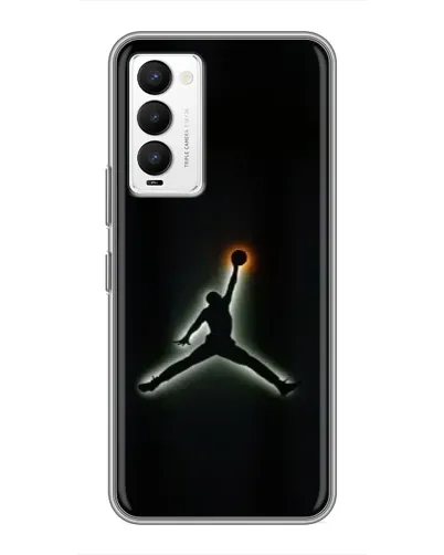 Чохол для TECNO Camon 18 / Camon 18P з картинкою «Jordan Gradient Logo»