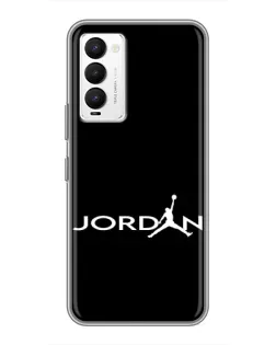Чохол для TECNO Camon 18 / Camon 18P з картинкою «Jordan White Logo» Чохол для TECNO Camon 18 / Camon 18P з картинкою «Jordan White Logo»