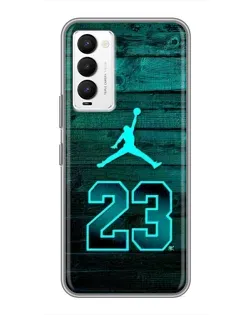 Чохол для TECNO Camon 18 / Camon 18P з картинкою «Jordan Cyan 23» Чохол для TECNO Camon 18 / Camon 18P з картинкою «Jordan Cyan 23»