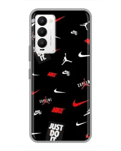 Чохол для TECNO Camon 18 / Camon 18P з картинкою «Nike Mix Pattern»