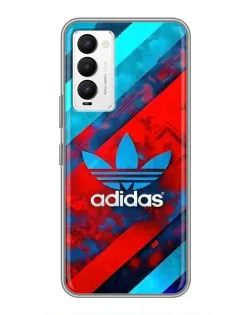 Чехол для TECNO Camon 18 / Camon 18P с картинкой «Абстракция Adidas»