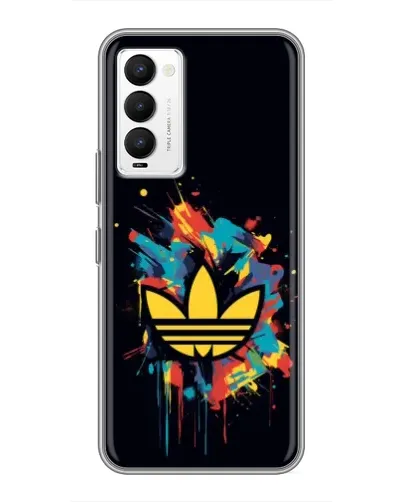 Чехол для TECNO Camon 18 / Camon 18P с картинкой «Adidas Splash» Чехол для TECNO Camon 18 / Camon 18P с картинкой «Adidas Splash»