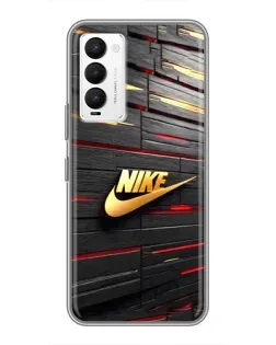 Чохол для TECNO Camon 18 / Camon 18P з картинкою «Золотий Nike на металі» Чохол для TECNO Camon 18 / Camon 18P з картинкою «Золотий Nike на металі»