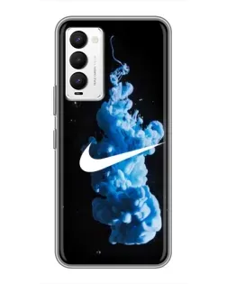 Чохол для TECNO Camon 18 / Camon 18P з картинкою «Nike та синій дим» Чохол для TECNO Camon 18 / Camon 18P з картинкою «Nike та синій дим»