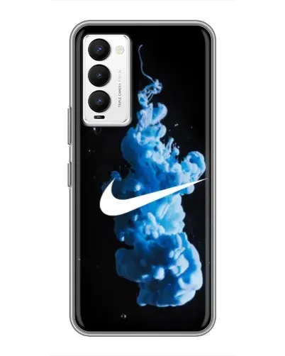 Чохол для TECNO Camon 18 / Camon 18P з картинкою «Nike та синій дим» Чохол для TECNO Camon 18 / Camon 18P з картинкою «Nike та синій дим»